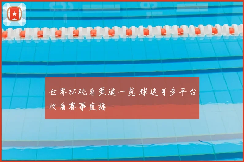 世界杯观看渠道一览 球迷可多平台收看赛事直播